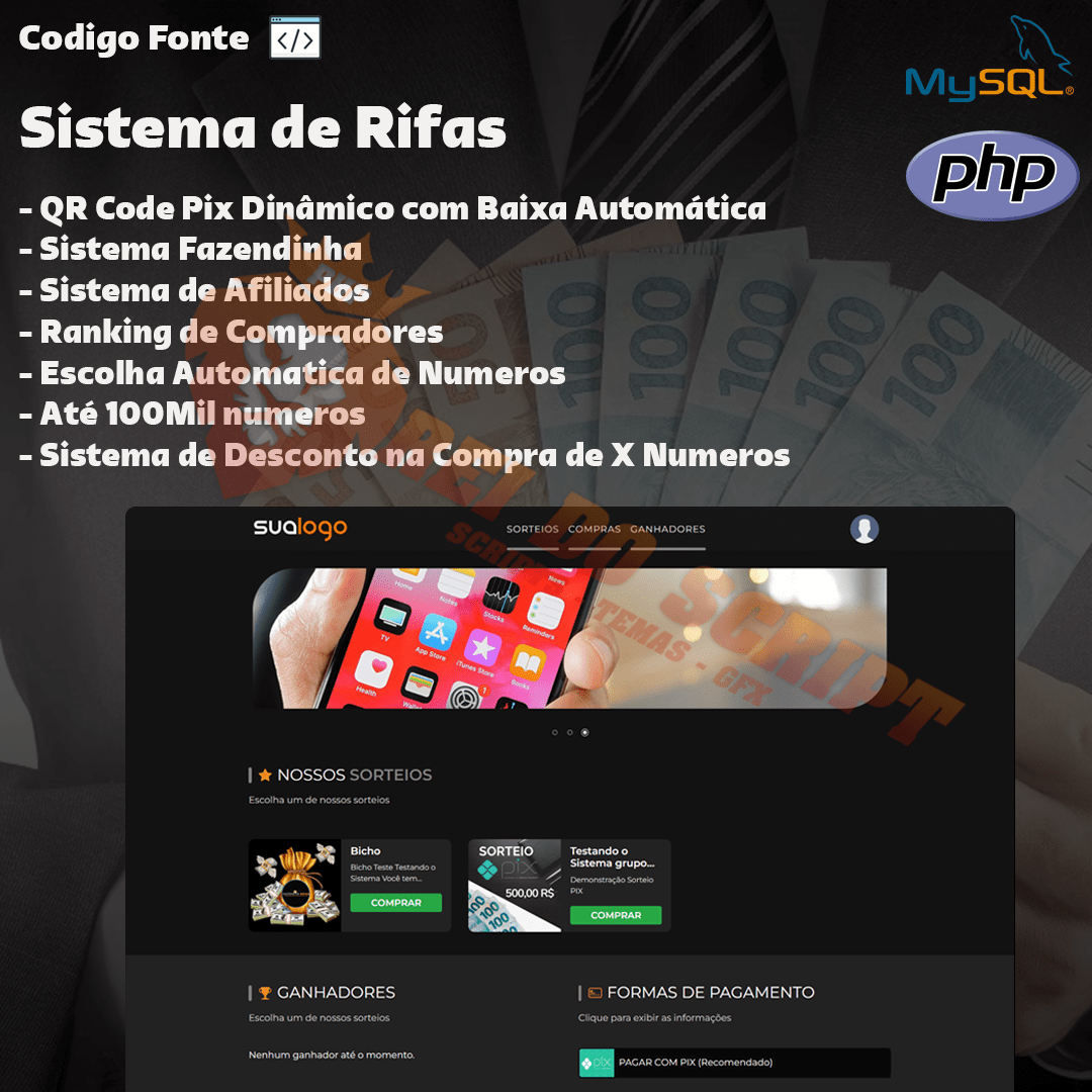 Sistema de Rifas Online Com Sistema de Afiliados