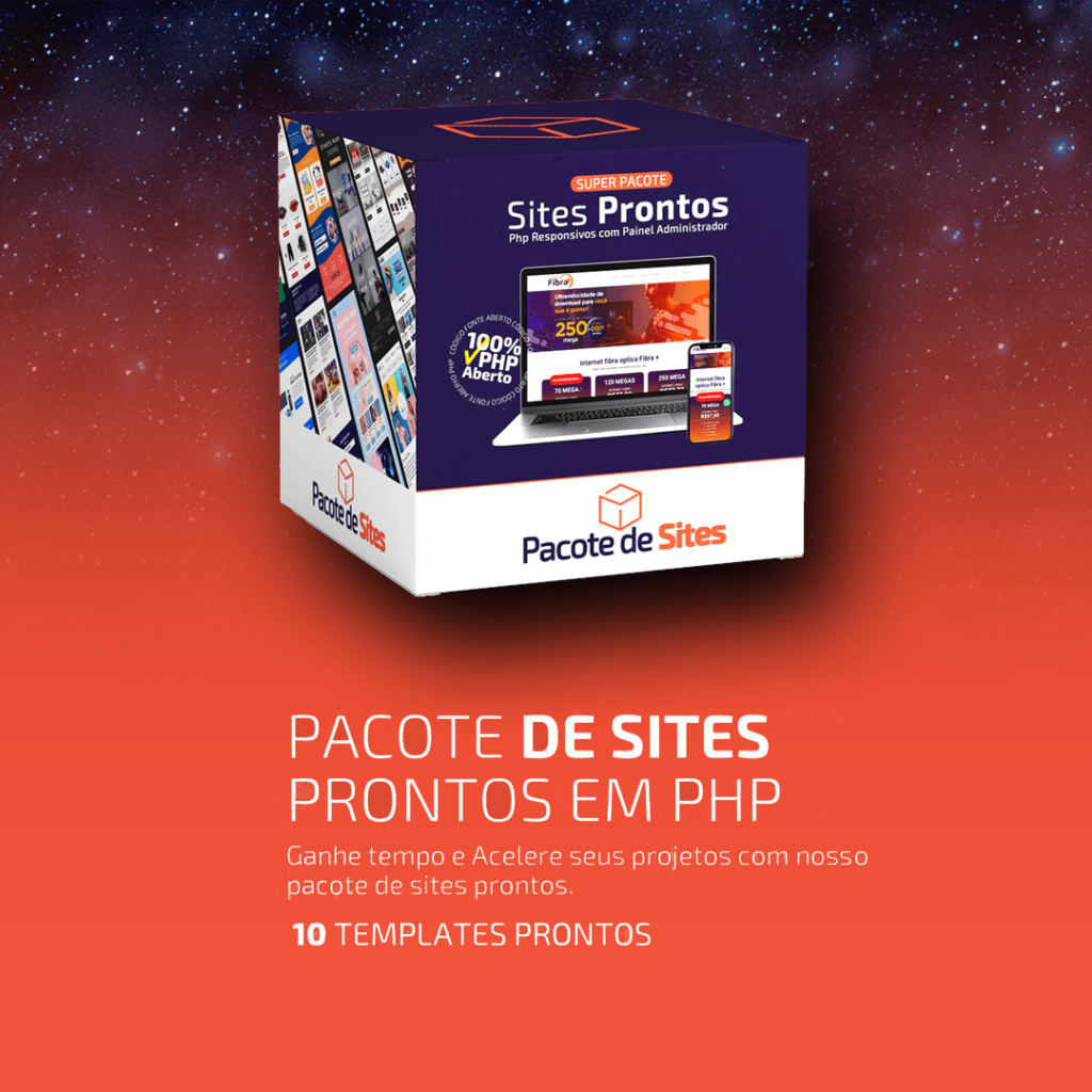 Pacote de Sites Prontos PHP (Diversos Segmentos)
