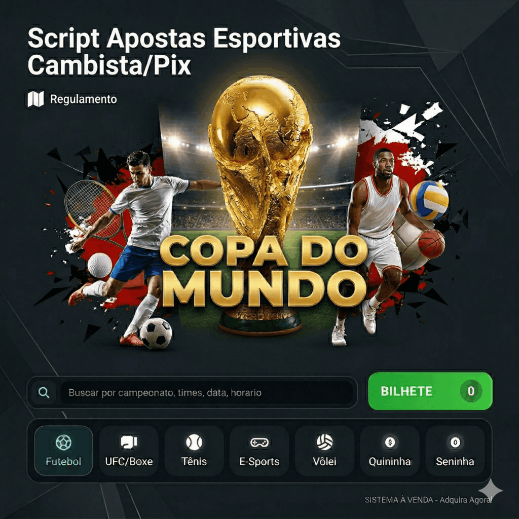 Script Apostas Esportivas Cambista/Pix